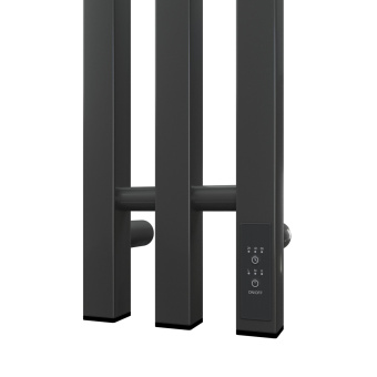 Полотенцесушитель Гермес Point PN13822GB П3 120*1200 электрический, диммер справа, графит блеск  #WF_CITY_VIN# картинка