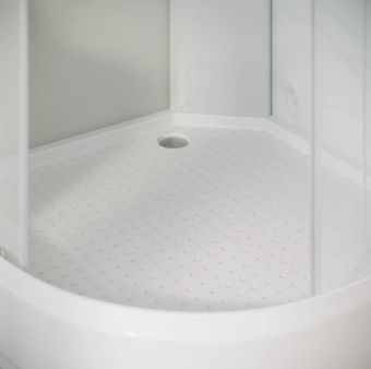 Душевая кабина Supra KR068041 (80*80*215) низ.поддон, стекло матовое, белые профиля #WF_CITY_VIN# картинка