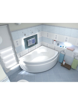 ЛАГУНА ванна акрил. 170*110 ПРАВАЯ ГМ+ЭКРАН #WF_CITY_VIN# картинка