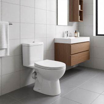 Унитаз компакт A2102 с сиденьем ПП безободковый ЛУЧШАЯ ЦЕНА!!! #WF_CITY_VIN# картинка