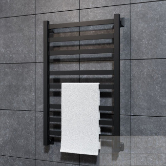 Полотенцесушитель KEEROL LP3 50*80 (черный матовый) Э + ТЭН с терморегулятором #WF_CITY_VIN# картинка