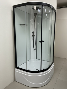 DOMANI-SPA Душевая кабина Delight 99 Slim 90*90*218 Black в.п бел.проз,проф,без элект #WF_CITY_VIN# картинка