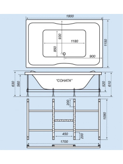 СОНАТА ванна +Аэро #WF_CITY_VIN# картинка