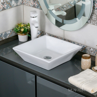 Фигурный умывальник MLN-7034 Melana #WF_CITY_VIN# картинка