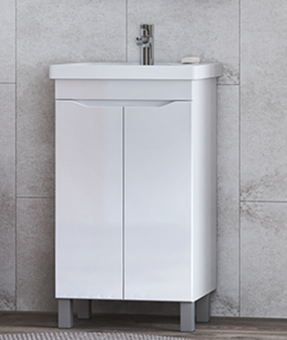 Тумба Grani 500 напольная с раковиной Фостер #WF_CITY_VIN# картинка