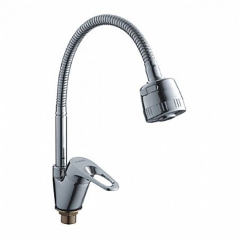 4313 Смеситель Кухня LEDEME шар. d-35 с гибким изливом #WF_CITY_VIN# картинка