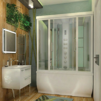 ALPHA душевая кабина 150*85 г/м (Матовая) #WF_CITY_VIN# картинка