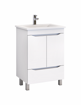 Тумба Grani 500 напольная с раковиной Фостер #WF_CITY_VIN# картинка