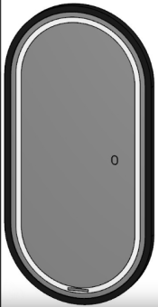 Зеркало "Richard 50" универс., сенсор. #WF_CITY_VIN# картинка