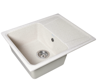 Кухонная мойка GranAlliance G-22, бежевый 580х470х195 мм (ДхШхВ) #WF_CITY_VIN# картинка