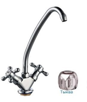 Смеситель Елочка Подольск 1/2 м/к ПСМ-117-К/30 ТЫКВА #WF_CITY_VIN# картинка