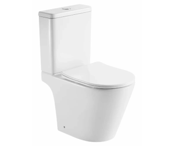 Унитаз-компакт EG310T безободковый ,круг смыв,сиденье тонкое ДП #WF_CITY_VIN# картинка