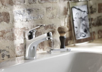 E75760-CP смеситель BRIVE  на умывальник, с донным клапаном (хром) #WF_CITY_VIN# картинка