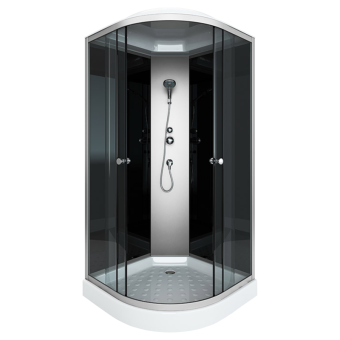 ВМ-883Е Душевая кабина 90*90*215 н.п. (черн,тонир.) #WF_CITY_VIN# картинка