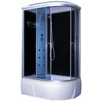 AQUACUBIC 3106B L 120*80*220 гл.п. grey black #WF_CITY_VIN# картинка