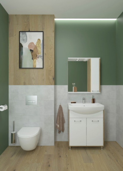 Шкаф зеркальный "Шимо 50" #WF_CITY_VIN# картинка