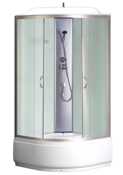 Душевая кабина CS-6690 F,90*90*215, выс.поддон 40см, матовая,стекло 4мм!!!АКЦИЯ!!! #WF_CITY_VIN# картинка