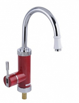 Кран мгновенного нагрева воды КА-031R, цвет красныйй 3000Вт #WF_CITY_VIN# картинка