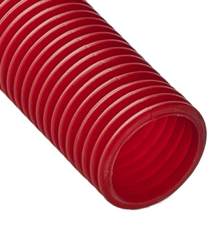 Труба гофрированная 25 красный (1м) #WF_CITY_VIN# картинка