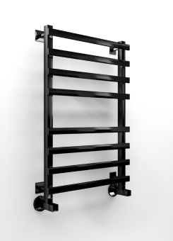 Полотенцесушитель 80*50 В81/10 профил (СНШ,Черн(мат),Вст.30*10,2гр.вст4*4,Под скр.монт,С тайм,Ferrum #WF_CITY_VIN# картинка