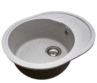 Кухонная мойка GranAlliance G-33, cерый 575х465х200 мм (ДхШхВ)  #WF_CITY_VIN# картинка