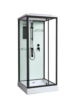 TANA 90 BL душевая кабина + поддон WEMOR 90/14 S 900*900*140 мм #WF_CITY_VIN# картинка