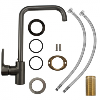 Смеситель GFmark д/кухни 5154 титан, вывод #WF_CITY_VIN# картинка