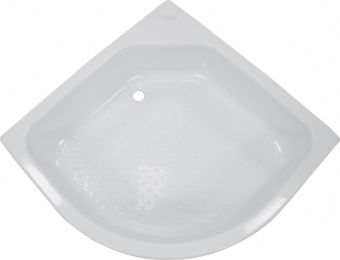 Душевой поддон ПД4 90*90  (средний полукруг)+сифон 1/2**50/60 хром ,(E410CL)(E450CL) #WF_CITY_VIN# картинка