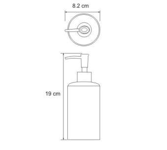 Дозатор д/жидкого мыла К-3699 WasserKRAFT #WF_CITY_VIN# картинка