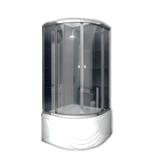 Душевой уголок Licata 90*90 гл.п. хром #WF_CITY_VIN# картинка