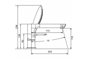 Смеситель G1148 для ванны #WF_CITY_VIN# картинка