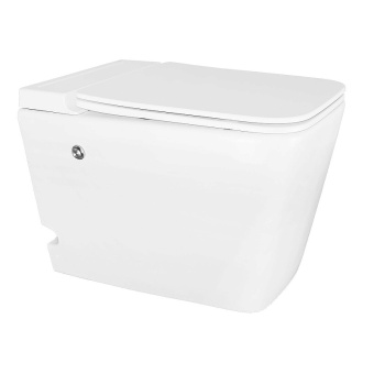 Унитаз напольный импульсный AZ101 квадратный #WF_CITY_VIN# картинка