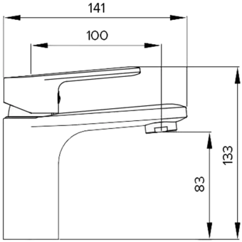 Смеситель 86013 PLATT для раковины #WF_CITY_VIN# картинка