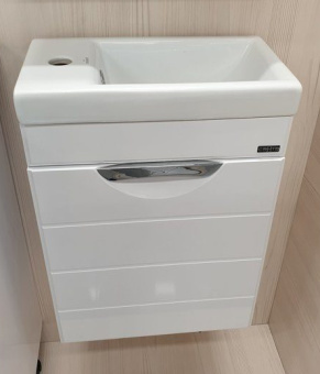 Тумба "Родос 40" подвесная с раковиной Como 40 #WF_CITY_VIN# картинка