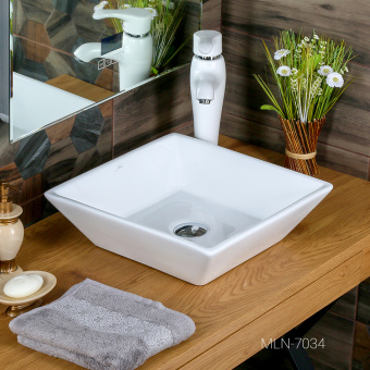 Фигурный умывальник MLN-7034 Melana #WF_CITY_VIN# картинка