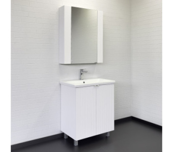 Тумба "ЛИМА-70" COMFORTY белый матов. с раковиной COMO 70 #WF_CITY_VIN# картинка