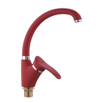 Смеситель F4101-13 д/кухни FRAP (красный) #WF_CITY_VIN# картинка
