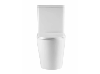 Унитаз-компакт EG310T безободковый ,круг смыв,сиденье тонкое ДП #WF_CITY_VIN# картинка