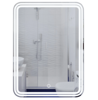 Зеркало MIXLINE "Адриана" 600*800  сенс. выкл., светод.подсветка #WF_CITY_VIN# картинка