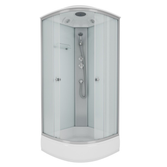 Душевая кабина Niagara Eco E90/26/MT (90*90*215) ср.п.(26см), стекло матовое( 4 места) #WF_CITY_VIN# картинка