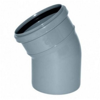 Отвод 110 угол 30 внутр.(Серая) #WF_CITY_VIN# картинка