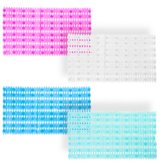 Коврик в ванну противоскользящий ,VETTA, ПВХ , 66*36  (Цветочная поляна) 403-047 #WF_CITY_VIN# картинка