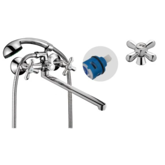 Смеситель д/ванны D146819 с 2-мя рукоятками #WF_CITY_VIN# картинка