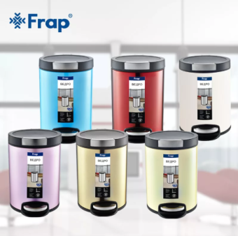 Ведро для мусора 5 литров (голубой) F716 #WF_CITY_VIN# картинка