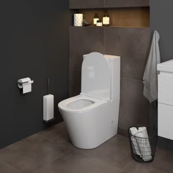 Унитаз компакт VT30204H Livorno напольный безободковый + сиденье микролифт (Vinchi) #WF_CITY_VIN# картинка