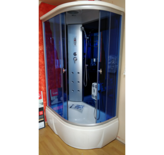 AQUACUBIC 3306A L 120*80*220 гл.п. blue mirror #WF_CITY_VIN# картинка