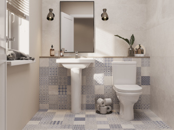 ВИЗИТ 55 раковина с пьедесталом #WF_CITY_VIN# картинка