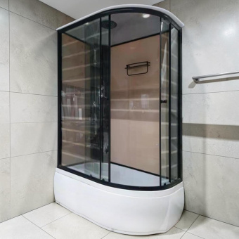 Душевая кабина ДАНА-54 L 120*80*215 (БЕЖ полосы) в.п. #WF_CITY_VIN# картинка