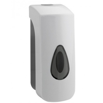 Дозатор д/жидкого мыла GFmark 630 пластиковый, белый, с глазком, 350 мл #WF_CITY_VIN# картинка