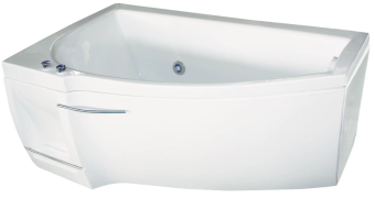 МЭГИ ванна 140*80 ЛЕВАЯ каркас+экран+слив #WF_CITY_VIN# картинка